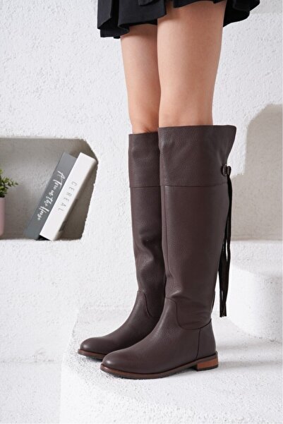 İNNA Sveta İnna Kadın Hakiki Deri Günlük Çizme