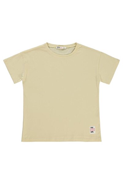 Civil Girls Basic 6-9 Years Old T-Shirt - Yellow 8-9 Years Old