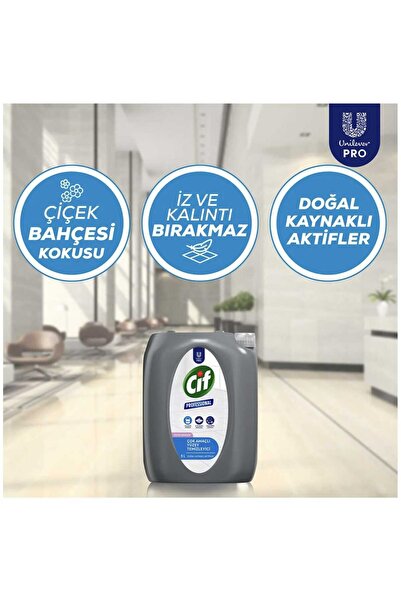 Cif Professional Çok Amaçlı Yüzey Temizleyici Çiçek Bahçesi 10 Lt (5Lt x 2 Adet)