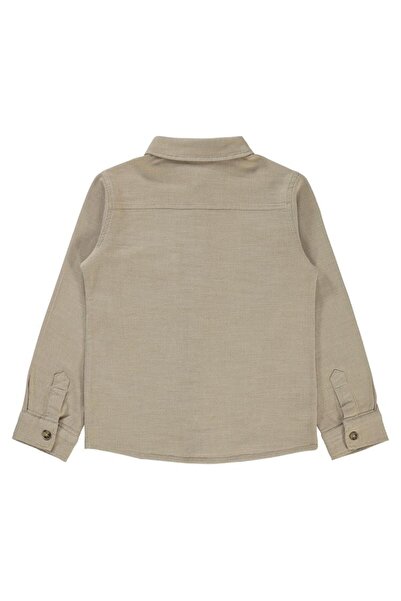 Civil Boys Desıgn Armalı 6-9 Yaş Gömlek - Bej8-9 Yaş