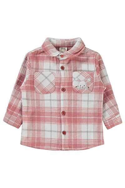 Civil Baby Kız Bebek Gömlek 6-18 Ay Somon