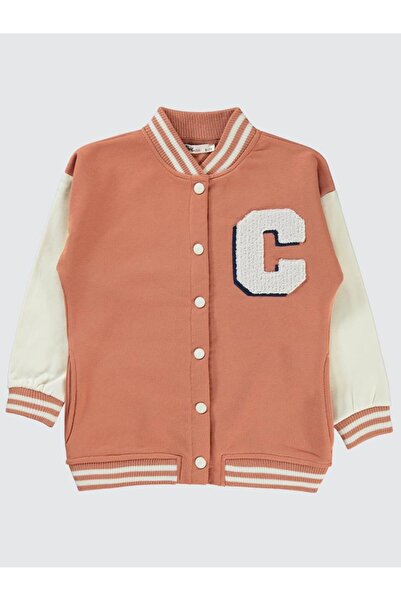 Civil Girls 3 Yarn College Cardigan 10-13 Years Old Cardigan - Italian Clay10-11 Years Old