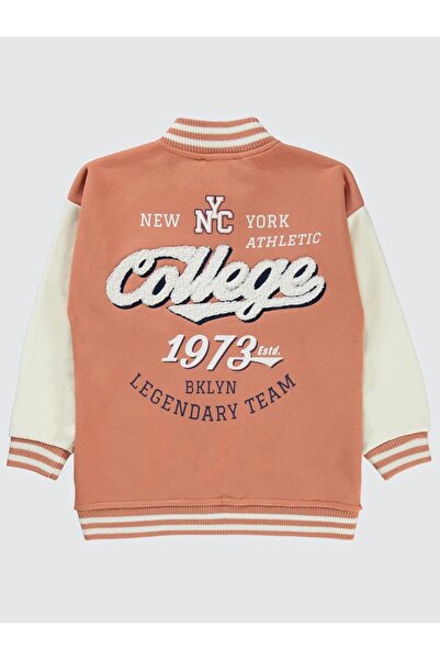 Civil Girls 3 Yarn College Cardigan 10-13 Years Old Cardigan - Italian Clay10-11 Years Old