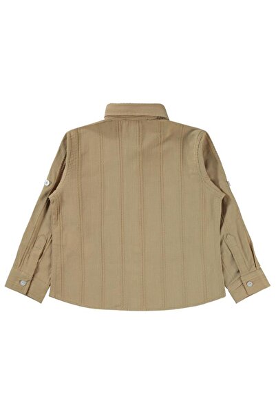 Civil Boys Striped 2-5 Years Old Shirt - Brown4-5 Years Old