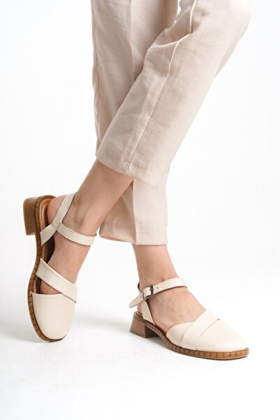 İNNA Zebes İnna Women's Genuine Leather Sandals