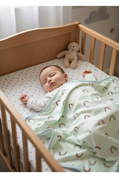 PAMUK HANIM قماط ناعم من القطن بطبقة مزدوجة للفتيات والأولاد حديثي الولادة من...