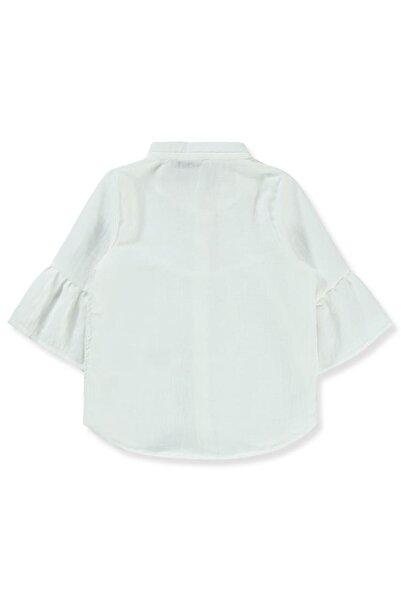 Civil Girls Valon Sleeve 2-5 Years Old Shirt - White 5-6 Years Old