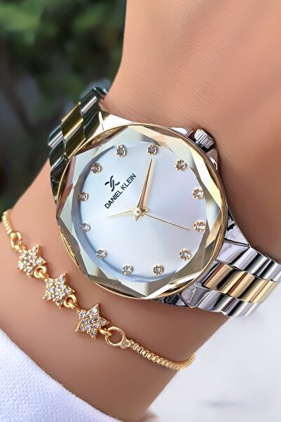 Daniel Klein New Season Çelil Cord Gold Gold Color Women's Wristwatch Bracelet