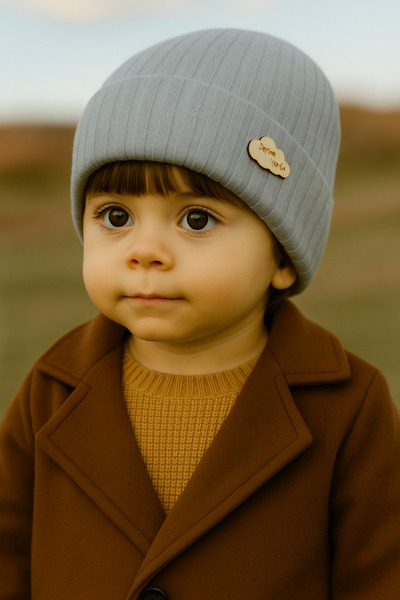 ruhaay قبعة وقبعة صوفية للأطفال من عمر 0-12 شهرًا