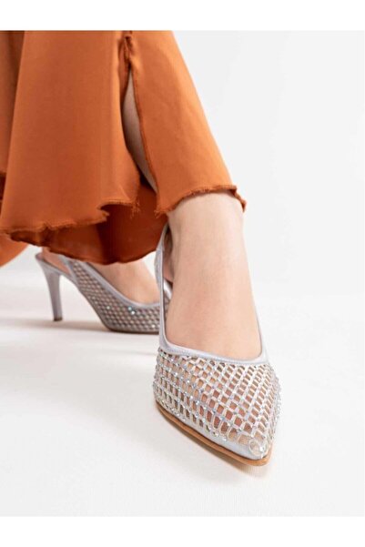 İNNA Tusta İnna Kadın Abiye Taşlı Topuklu Ayakkabı