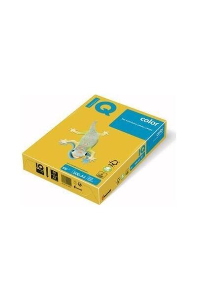 Mondi Iq A4 ورق نسخ ملون 80/500 أصفر خردل مكثف Ne1320-IG50
