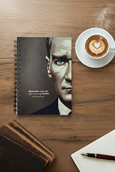 Be Online Atatürk Özel Seri Collection Sert Kapak A5 Defter - Çizgisiz 150 Sayfa