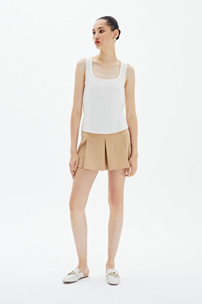 Rue Studio Блузка з контрастним візерунком у вигляді кісток