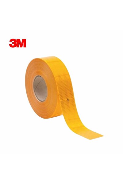 3M REFLEKTİF ŞERİT 55 MM SARI (SERT YUZEY) (1 MT FİYATIDIR)