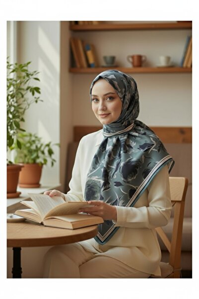 Onur Eșarfă - Eșarfă de top Trending Soft Seasonal Fabric Rose Pattern Magazin de modă Produs de modă