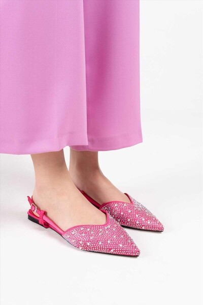 İNNA Kesal Kadın Taşlı Babet