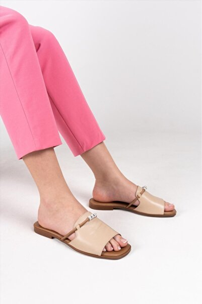 İNNA Papuci de damă Brine Inna din piele naturală