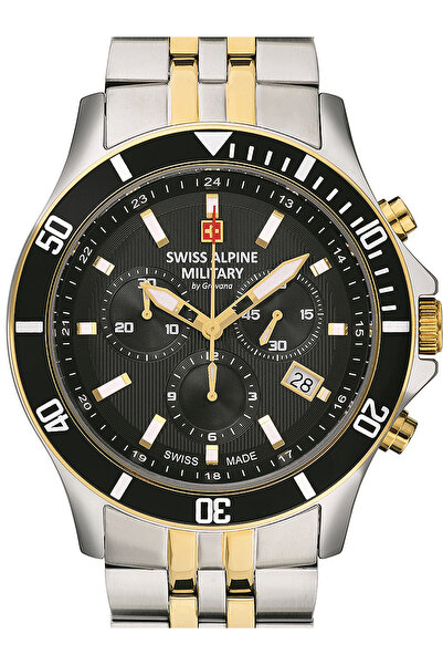 Swiss Alpine Military Ανδρικό ρολόι Swiss Alpine Military 7022.9147, χαλαζία,...