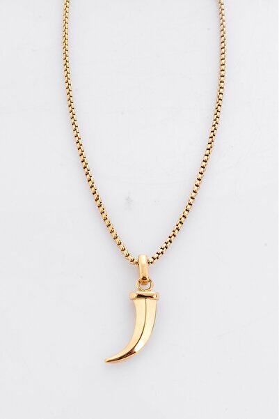 UKHWD SUPPLY 316L Çelik Gold Fildişi Kolye