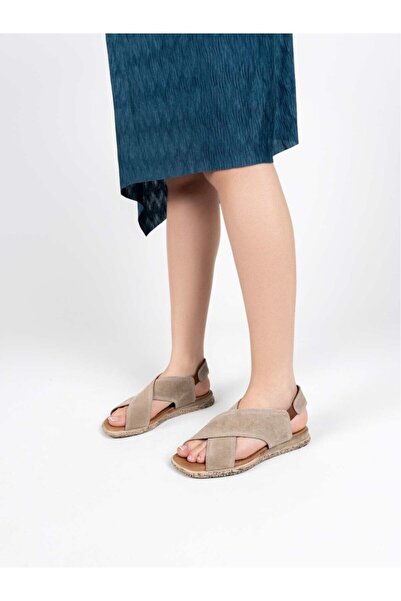 İNNA Sandale Cantel pentru femei din piele naturală