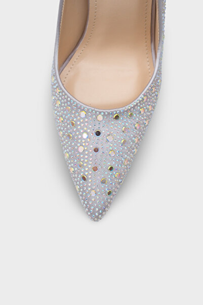 Capone Outfitters Tocuri înalte din satin Lillian Stone, stiletto elegant