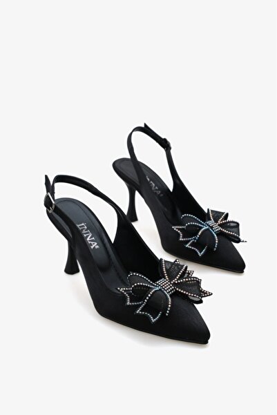 İNNA حذاء بوكيت إينا النسائي بكعب عالٍ من الحجر من بوكيت