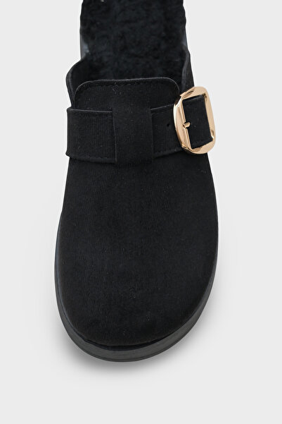 Capone Outfitters Летция Фо Фур Суед Лук Дамски Сабо