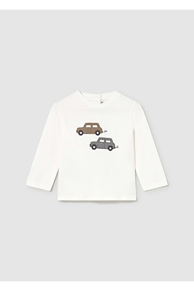 MAYORAL Boy's Tshirt Cream