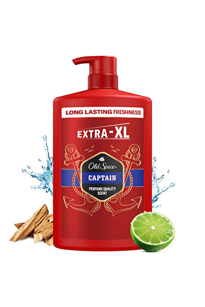 Old Spice Captain Erkekler İçin Duş Jeli ve Şampuan 1000 ml Ekstra-XL