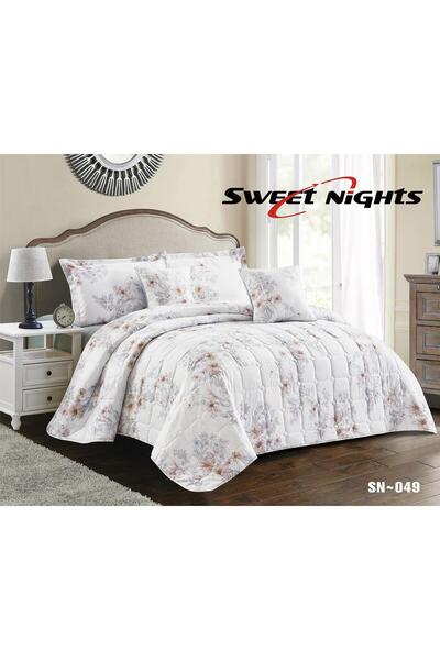 Gerenic مفرش صيفي مشجر حشوة مضغوط مايكروفايبر - نفرين ٦ قطع