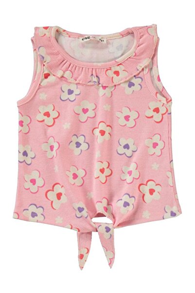 Civil Girls Σετ Λουλούδι με τύπωμα για 2-5 Ετών - Ροζ 2-3 Ετών