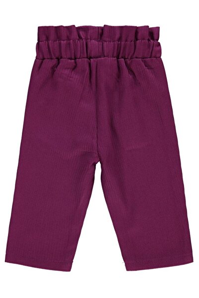 Civil Baby Kız Bebek Pantolon 6-18 Ay Patlıcan Moru