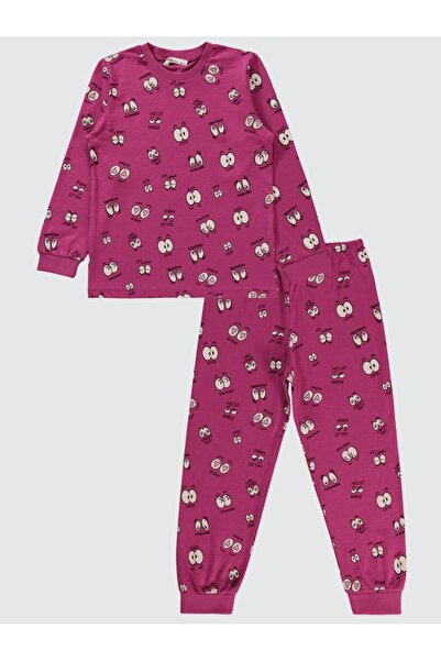 Civil Girls 2-5 Years Old Girl's Pajama Set - Lilac Pusu