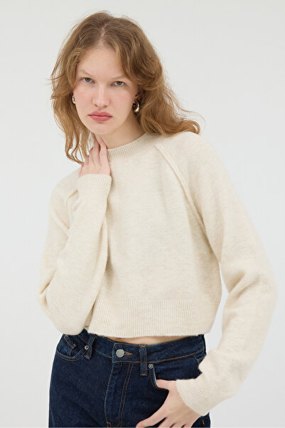 Addax Pulover de tricotaj cu mânecă lungă K3362-D7