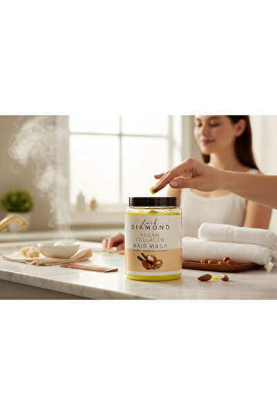 DIAMOND Dıamondluck Argan&Kolojen Saç maskesi 1000ml