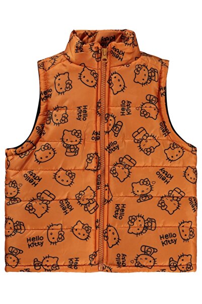 Hello Kitty 2-5 Years Girl's Orange Vest