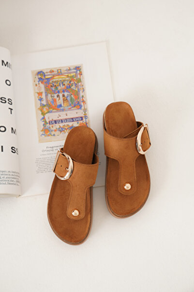 Capone Outfitters Жіночі комфортні капці на підборах на одній пряжці з наповнювачем Margot