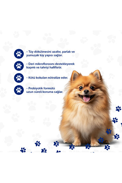 VETORİN 4 In 1 Köpek Şampuanı, Koku Önleyici, Nemlendirici, Doğal Tüy Bakımı, Pet Koku Giderici