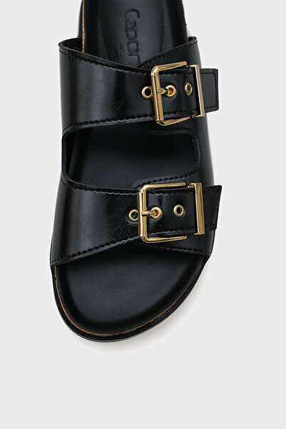 Capone Outfitters Papuci confort pentru femei Margy cu toc cu pană și cataramă dublă