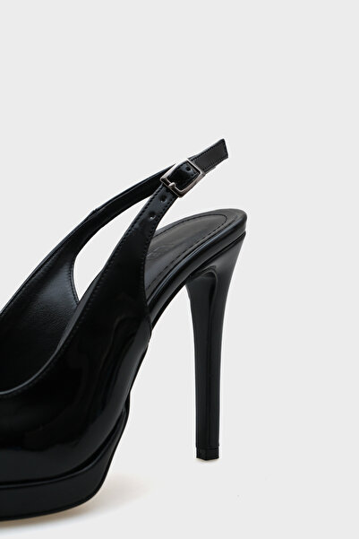 Capone Outfitters Risa Open Back Pointed Toe High Heel Platform Women's Shoes