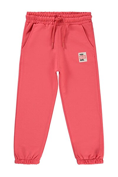 Civil Girls بنطلون رياضي للبنات من عمر 6-9 سنوات - أحمر 8-9 سنوات
