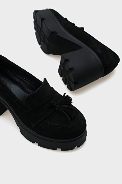 Capone Outfitters Dámské mokasínové boty s vysokou podrážkou se střapcem