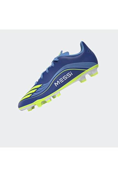 adidas F50 Messi Club Firm-Multi Ground Çocuk Mavi Çim Saha Kramponu