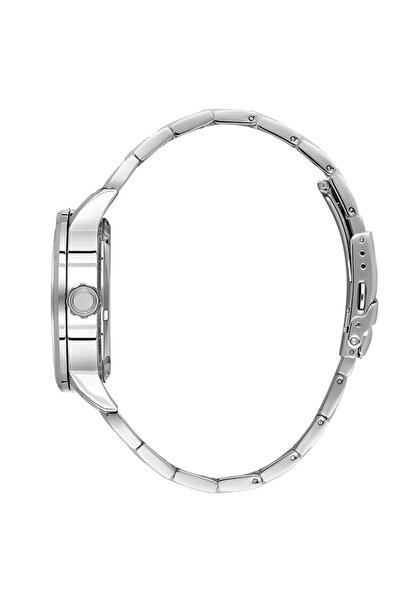 Daniel Klein Dk.1.14043-3 Blue Dial Steel Case Silver Color Band 3 Atm Men's Battery Operated Wristwatch