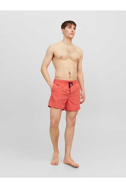 Jack & Jones Jack Jones Men's Orange Shorts - Solid SN Ly Model12225961-23
