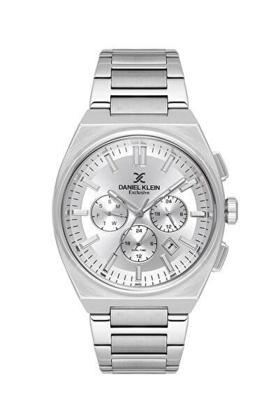 Daniel Klein Dk.1.14080-6 Exclusive Functions Active Steel Plating Metallic Color Men's Wristwatch
