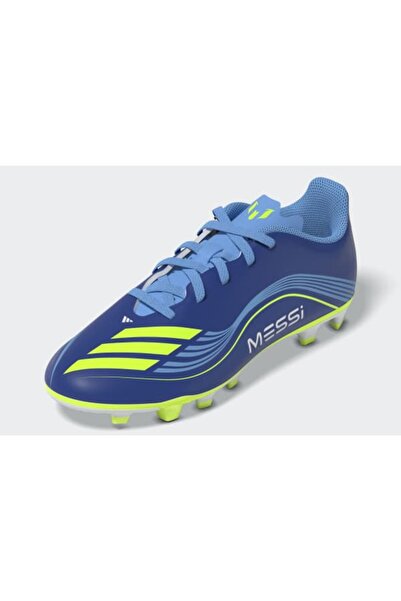 adidas F50 Messi Club Firm-Multi Ground Çocuk Mavi Çim Saha Kramponu