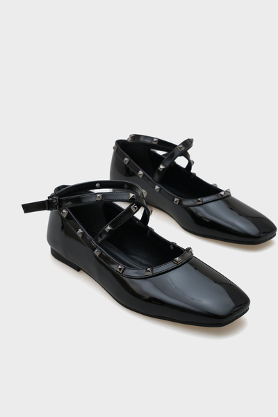 Capone Outfitters Ashley Trock Women's Ballerinas with Ankle Strap