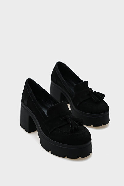 Capone Outfitters Dámské mokasínové boty s vysokou podrážkou se střapcem