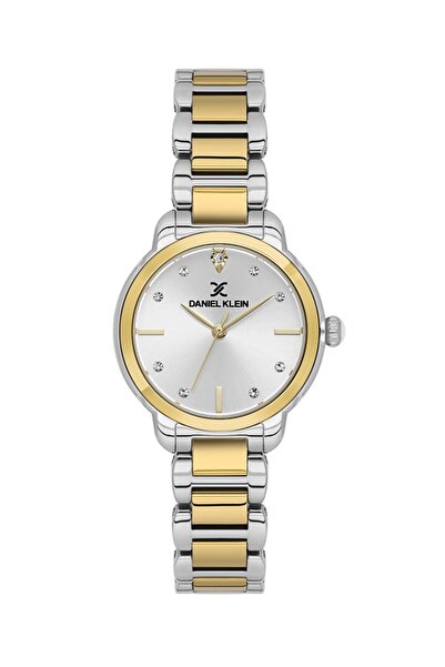 Daniel Klein Dk.1.14126-4 Stone Design 3 Atm Water Resistant Metallic-Gold Color Women's Wristwatch